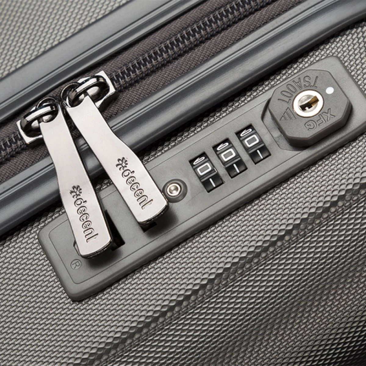 Decent Handbagage Koffer / Trolley / Reiskoffer - 42 Cm - 24 Liter - ABS - Maxi Air - Grijs 4 Decent Handbagage Koffer / Trolley / Reiskoffer - 42 Cm - 24 Liter - ABS - Maxi Air - Grijs - Afbeelding 2