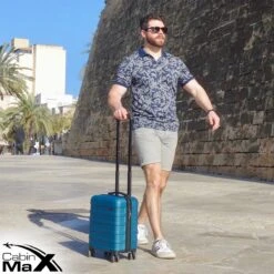 CabinMax Handbagage Koffer - Trolley 30L - Harde Reiskoffer - 45x36x20cm - Lichtgewicht - Groot Capaciteit - Endless Sea 21 CabinMax Handbagage Koffer - Trolley 30L - Harde Reiskoffer - 45x36x20cm - Lichtgewicht - Groot Capaciteit - Endless Sea -Bagageopslag 1200x1200 540