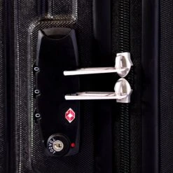 ©TROLLEYZ - Florence No.7 - Trolley - 55cm Met TSA Slot - Dubbele Wielen - 360° Spinners - 100% ABS - Handbagage Koffer In Night Black -Bagageopslag 1200x1200 624