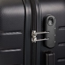 Swiss Alpine 2.0 - Handbagage Koffer - 55x35x20 Cm - 4 Wielen - Zwart -Bagageopslag 1200x1200 63