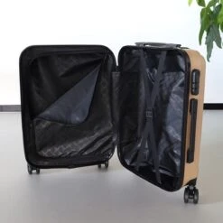 Handbagage Koffer 55cm Goud 4 Wielen Trolley Met Pin -Bagageopslag 1200x1200 642