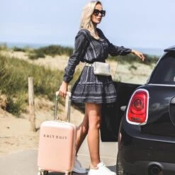 SUITSUIT - Fabulous Fifties - Papaya Peach - Handbagage (55 Cm) -Bagageopslag 1200x1200 706