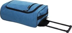 Norländer Lyon Canvas Trolley Trolleytas Blauw -Bagageopslag 1200x562
