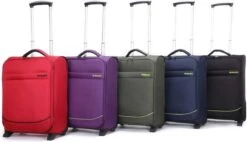 Decent Handbagage Koffer / Trolley / Reiskoffer - 50 Cm - 35 Liter - Polyester - Super-Light - Zwart -Bagageopslag 1200x692 1