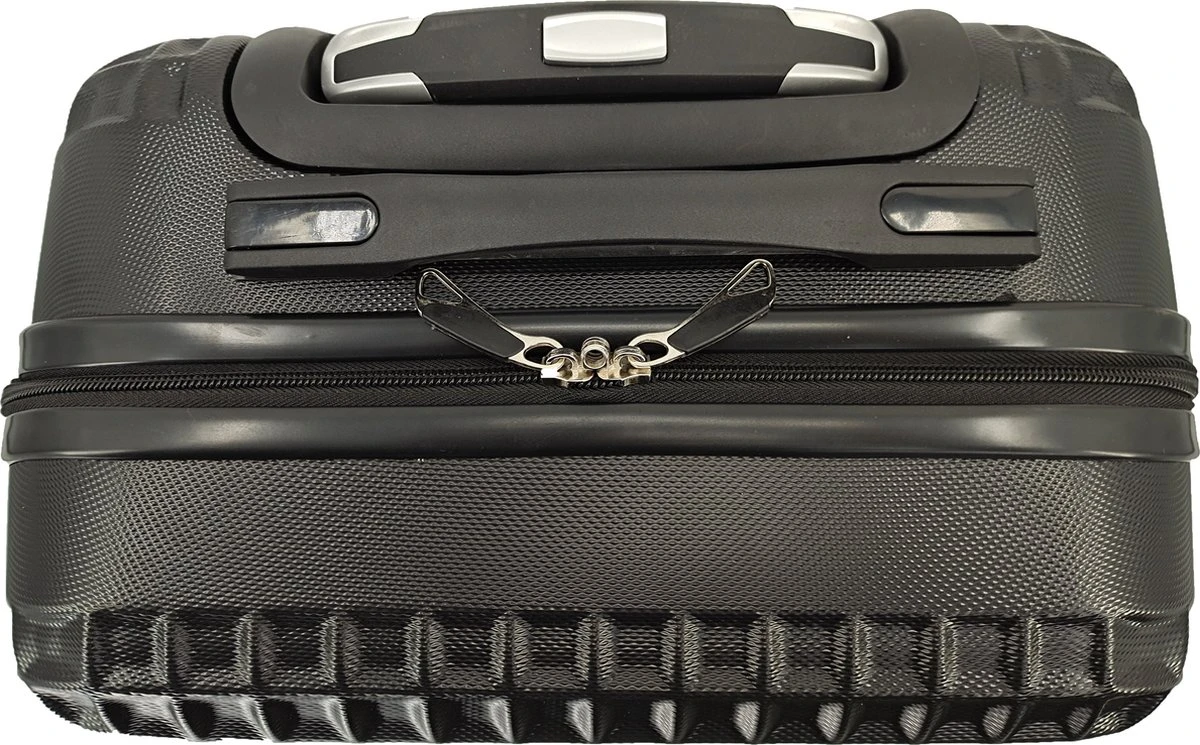 SB Travelbags Handbagage Koffer 55cm 4 Wielen Trolley - Zwart 9 SB Travelbags Handbagage Koffer 55cm 4 Wielen Trolley - Zwart - Afbeelding 7