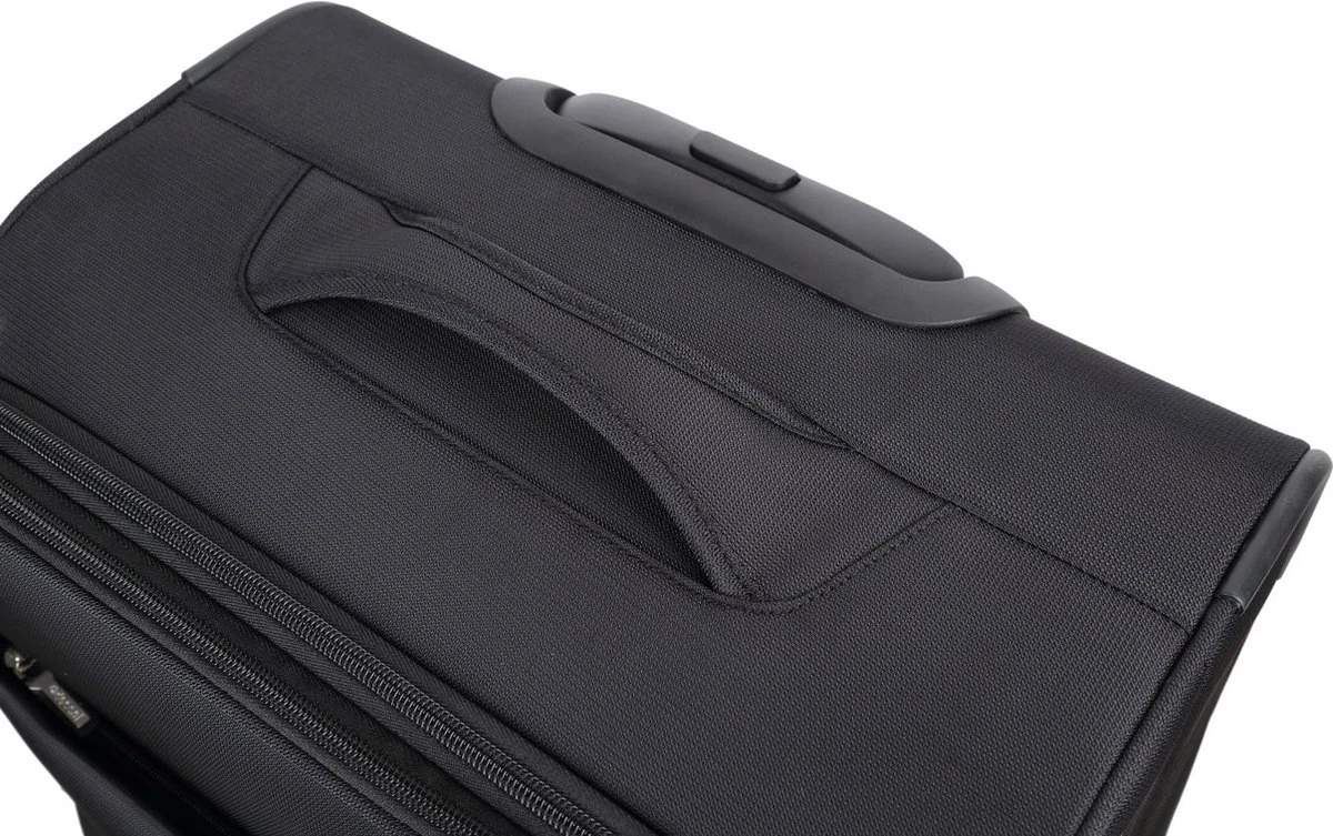 Decent D-Upright Handbagage Koffer - 55 Cm - TSA Slot - Zwart 20 Decent D-Upright Handbagage Koffer - 55 Cm - TSA Slot - Zwart - Afbeelding 18