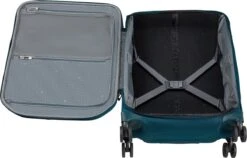 Samsonite Reiskoffer Met Laptopvak - Respark Spinner 55/20 Strict (Handbagage) Grey Print -Bagageopslag 1200x769