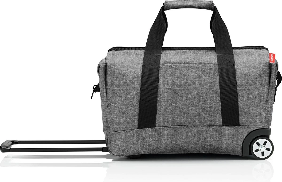 Reisenthel Allrounder Trolley Reiskoffer Reistas Op 2 Wielen - 30L - Twist Silver Grijs 10 Reisenthel Allrounder Trolley Reiskoffer Reistas Op 2 Wielen - 30L - Twist Silver Grijs - Afbeelding 8