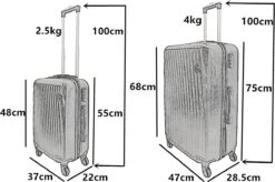 SB Travelbags Kofferset - 2 Delige -Grijs - 75cm/55cm 18 SB Travelbags Kofferset - 2 Delige -Grijs - 75cm/55cm -Bagageopslag 1200x797