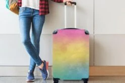 Koffer - Meisje - Regenboog - Trap - Wolken - Kinderen - Koffer Meisje - 35x55x20 Cm - Handbagage - Trolley - Reiskoffer -Bagageopslag 1200x800 37