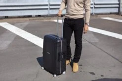 CarryOn Steward Kofferset - 3 Delige TSA Trolleyset - Koffers Met Vaste Kliksloten - Zwart -Bagageopslag 1200x800 78