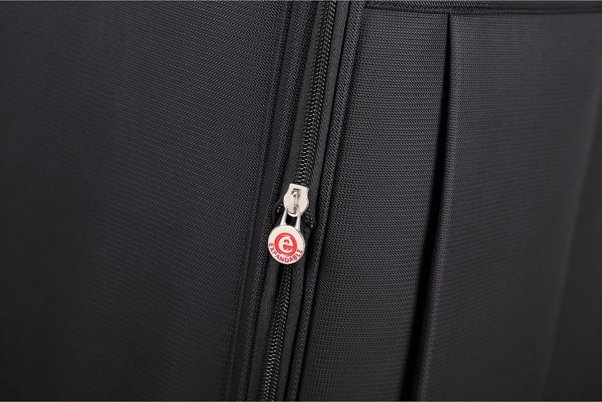 Decent D-Upright Large Koffer - 76 Cm Expandable - TSA Slot - Zwart 12 Decent D-Upright Large Koffer - 76 Cm Expandable - TSA Slot - Zwart - Afbeelding 10