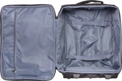 TravelZ Handbagage 42cm Underseat - Handbagagekoffer Opvouwbaar 1,5kg - Ultralicht - 2 Wiel - Zwart -Bagageopslag 1200x803