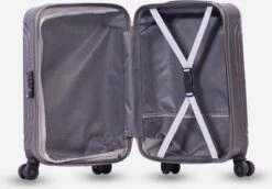 ©TROLLEYZ - Florence No.7 - Reiskoffer 78cm Met TSA Slot - Dubbele Wielen - 360° Spinners - 100% ABS - Reiskoffer In Cloudy Grey -Bagageopslag 1200x837 2