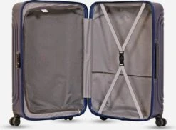 ©TROLLEYZ - Florence No.7 - Reiskoffer 69cm Met TSA Slot - Dubbele Wielen - 360° Spinners - 100% ABS - Reiskoffer In Ocean Blue -Bagageopslag 1200x884 1