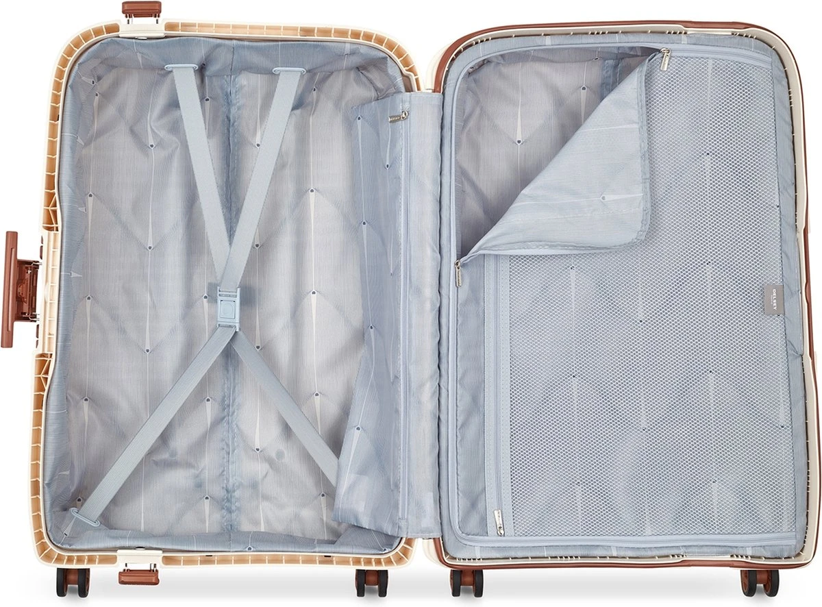 Delsey Harde Koffer / Trolley / Reiskoffer - Moncey - 69 Cm (large) - Wit 9 Delsey Harde Koffer / Trolley / Reiskoffer - Moncey - 69 Cm (large) - Wit - Afbeelding 7