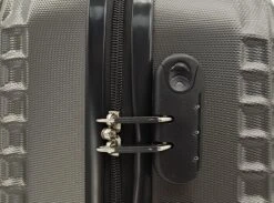 SB Travelbags Handbagage Koffer 55cm 4 Wielen Trolley - Donker Grijs -Bagageopslag 1200x890