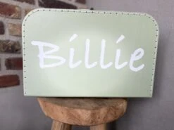 Merkloos Koffertje Karton Groen Maat L Met Eigen Opdruk - Met Naam -Bagageopslag 1200x899 3