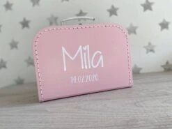 Kinder Koffertje | Naam Koffertje | Logeerkoffer | Kraamcadeau | Baby | Keuze Uit Diverse Kleuren