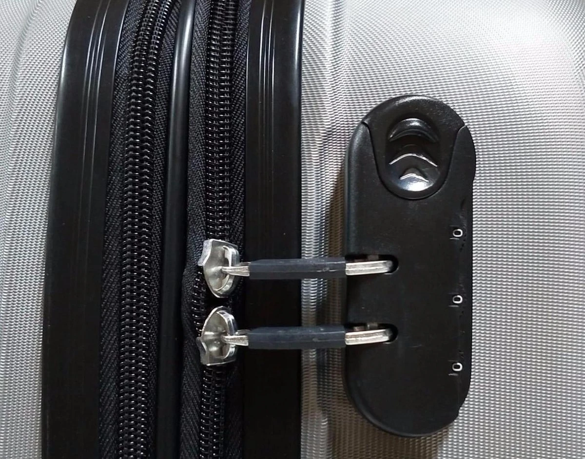 SB Travelbags 'Expandable' Handbagage Koffer 53cm 4 Wielen Trolley - Zilver 9 SB Travelbags 'Expandable' Handbagage Koffer 53cm 4 Wielen Trolley - Zilver - Afbeelding 7