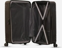©TROLLEYZ - Florence No.7 - Reiskoffer 78cm Met TSA Slot - Dubbele Wielen - 360° Spinners - 100% ABS - Reiskoffer In Night Black -Bagageopslag 1200x942 5