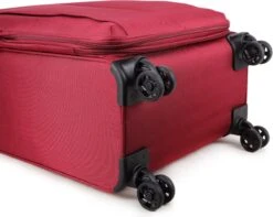 Decent D-Upright Large Koffer - 76 Cm Expandable - TSA Slot - Bordeaux Rood -Bagageopslag 1200x958