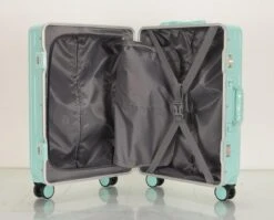 TOP AA Reis Kofferset - Trolleyset 3-delig Met TSA Slot Aluminum Frame, Kleine Cabine En Groot, ABS Luggage, (20+24+28 Inches 3 Pc Set), Roze/pink -Bagageopslag 1200x967 1