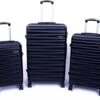 Tobeyz - Kofferset - 3-delig Zwart Handbagage - Verrijdbaar Op 4 Wielen - Stevig ABS - Lichtgewicht, Trolley -Bagageopslag 1200x975