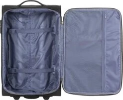 Travelbags Handbagage Zachte Koffer / Trolley / Reiskoffer - The Base - 55 Cm - Zwart -Bagageopslag 1200x976