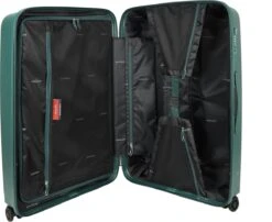 Decent CROSS-ONE PP Trolley 76 Cm - 94 Liter - TSA Slot - Darkgreen -Bagageopslag 1200x980 1