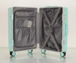 TOP AA Reis Kofferset - Trolleyset 3-delig Met TSA Slot Aluminum Frame, Kleine Cabine En Groot, ABS Luggage, (20+24+28 Inches 3 Pc Set), Roze/pink -Bagageopslag 1200x994 1