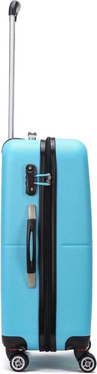 Decent Neon-Fix 2.0 Medium Koffer 66 Cm - 65 Liter - Blauw 4 Decent Neon-Fix 2.0 Medium Koffer 66 Cm - 65 Liter - Blauw - Afbeelding 2