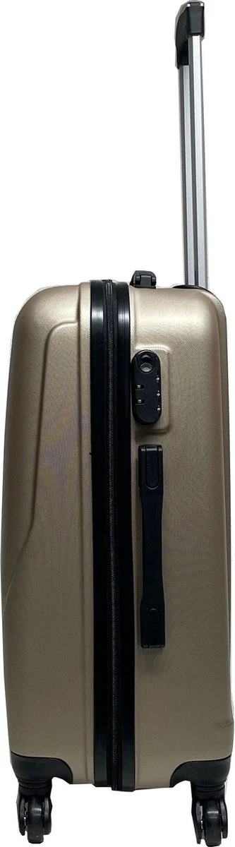 Castillo Travelerz 4 Delige ABS Kofferset - Champagne 8 Castillo Travelerz 4 Delige ABS Kofferset - Champagne - Afbeelding 6