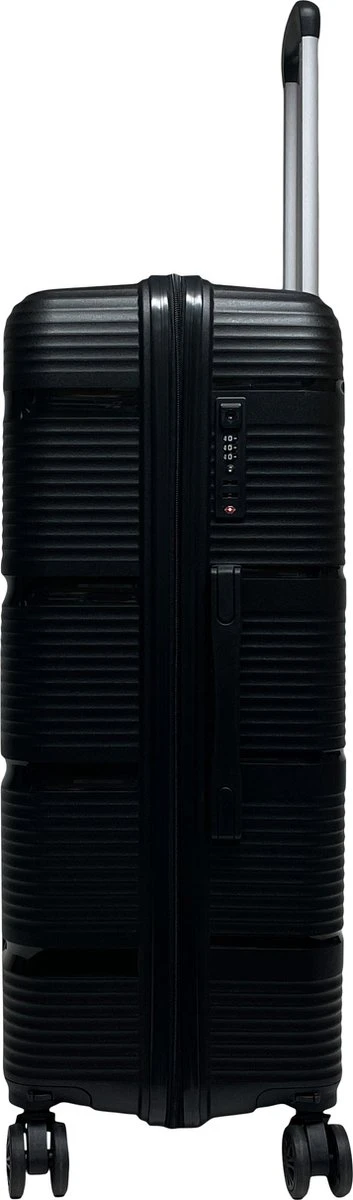 Benzi Izeda Grote Koffer - 75 Cm - 95 Liter - Zwart 4 Benzi Izeda Grote Koffer - 75 Cm - 95 Liter - Zwart - Afbeelding 2