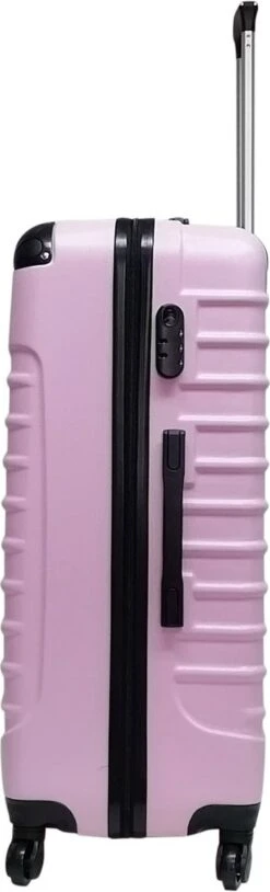Castillo Quadrant 2 Delige ABS Kofferset (XL+S) - Soft Pink -Bagageopslag 364x1200 5