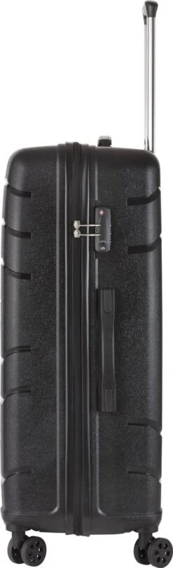 TravelZ Big Bars Reiskoffer 78 Cm Met Dubbele Wielen - Trolley Koffer Met TSA-slot - Zwart -Bagageopslag 367x1200 3