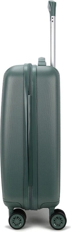Decent Handbagage Koffer / Trolley / Reiskoffer - 55 Cm - 38 Liter - ABS - Tranporto - Groen -Bagageopslag 370x1200