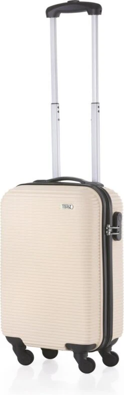 TravelZ Horizon Handbagagekoffer - 54cm Handbagage Trolley Met Gevoerde Binnenkant - Champagne 13 TravelZ Horizon Handbagagekoffer - 54cm Handbagage Trolley Met Gevoerde Binnenkant - Champagne -Bagageopslag 379x1200 1
