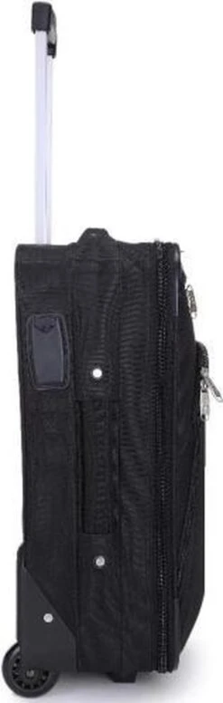 Decent Basic-Line Handbagage Trolley 53 Cm - Zwart -Bagageopslag 382x1200