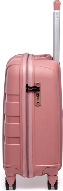 ©TROLLEYZ - Paris No.5 - Trolley - 55cm Met TSA Slot - Dubbele Wielen - 360° Spinners - 100% Polypropyleen - Handbagage Koffer In Rose Blush 27 ©TROLLEYZ - Paris No.5 - Trolley - 55cm Met TSA Slot - Dubbele Wielen - 360° Spinners - 100% Polypropyleen - Handbagage Koffer In Rose Blush -Bagageopslag 398x1200 2