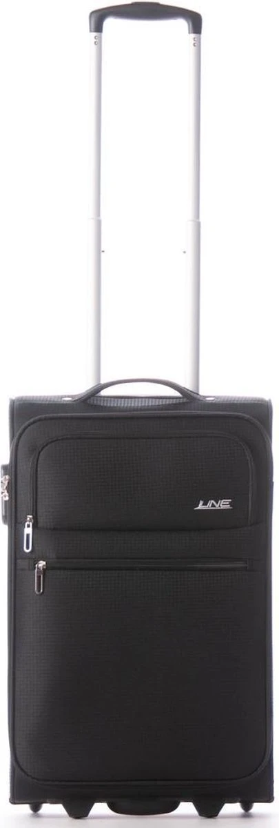 Line Brick Cabin Trolley 2 Wheel 55 Black 3 Line Brick Cabin Trolley 2 Wheel 55 Black