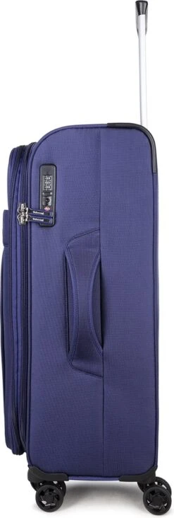 Decent D-Upright Handbagage Koffer - 55 Cm - TSA Slot - Donkerblauw -Bagageopslag 405x1200 3