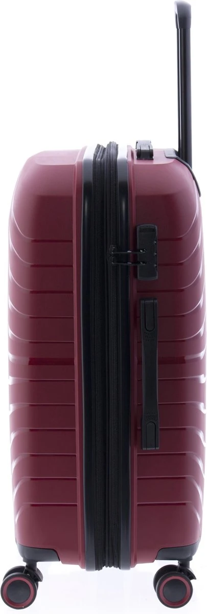 Gladiator Kick-Off Middelgrote Koffer Expandable - 67 Cm - 72/90 Liter - Eco Friendly Recyclebaar PP - Rood 10 Gladiator Kick-Off Middelgrote Koffer Expandable - 67 Cm - 72/90 Liter - Eco Friendly Recyclebaar PP - Rood - Afbeelding 8