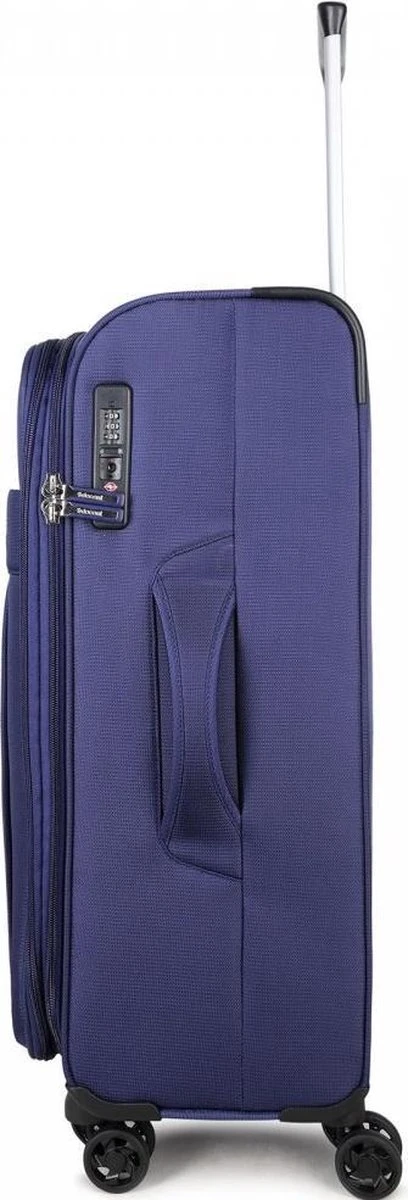 Decent D-Upright Large Koffer - 76 Cm Expandable - TSA Slot - Donkerblauw 15 Decent D-Upright Large Koffer - 76 Cm Expandable - TSA Slot - Donkerblauw - Afbeelding 13