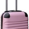 Travelerz Lichtgewicht ABS Reiskoffer Met Cijferslot Licht Roze 27 Liter 1 Travelerz Lichtgewicht ABS Reiskoffer Met Cijferslot Licht Roze 27 Liter -Bagageopslag 410x1200