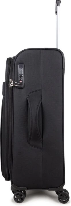 Decent D-Upright Handbagage Koffer - 55 Cm - TSA Slot - Zwart 37 Decent D-Upright Handbagage Koffer - 55 Cm - TSA Slot - Zwart -Bagageopslag 413x1200 1