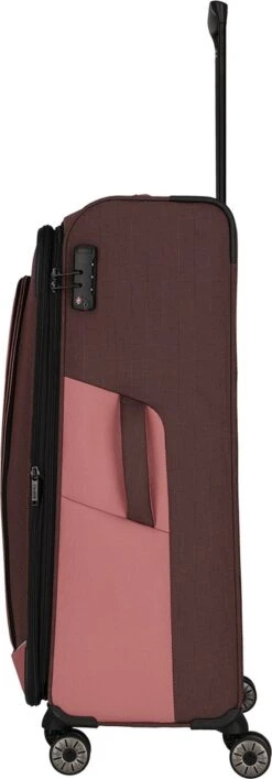 Travelite Zachte Koffer / Trolley / Reiskoffer - Viia - 77 Cm (XL) - Roze -Bagageopslag 419x1200 6