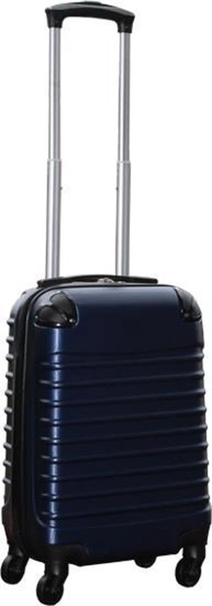 Travelerz Handbagage Koffer Met Wielen 27 Liter - Lichtgewicht - Cijferslot - Donker Blauw 3 Travelerz Handbagage Koffer Met Wielen 27 Liter - Lichtgewicht - Cijferslot - Donker Blauw