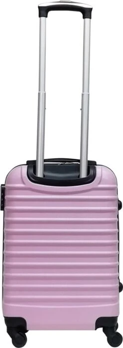 Castillo Quadrant 2 Delige ABS Kofferset (XL+S) - Soft Pink -Bagageopslag 425x1200 4