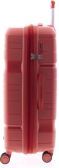 Gladiator Boxing Middelgrote Koffer Expandable 67 Cm 70/80 Liter TSA Slot - Koraalrood -Bagageopslag 426x1200 1